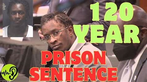 "YOUNG THUG" 120 year Prison sentence - YouTube