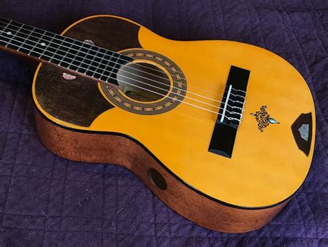 Venezuelan Cuatro Guitar / Alto Guitar: Walnut and Abalone - Etsy