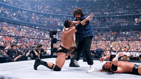 How Mick Foley was removed from Wrestlemania XV's main event