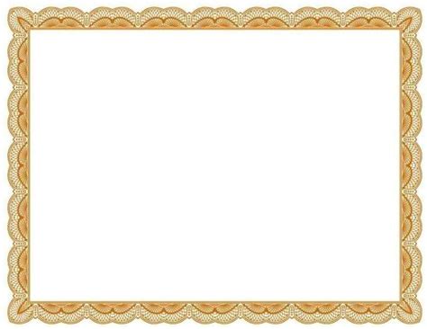 Free Printable Certificate Border Templates