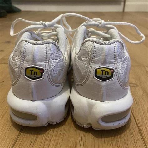 Nike TN white Tuned Good condition - plenty of wear... - Depop