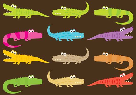 Gator Cartoons 111910 Vector Art at Vecteezy