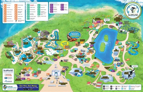 SeaWorld® Park Map | SeaWorld® San Antonio | if you're gonna play in ...