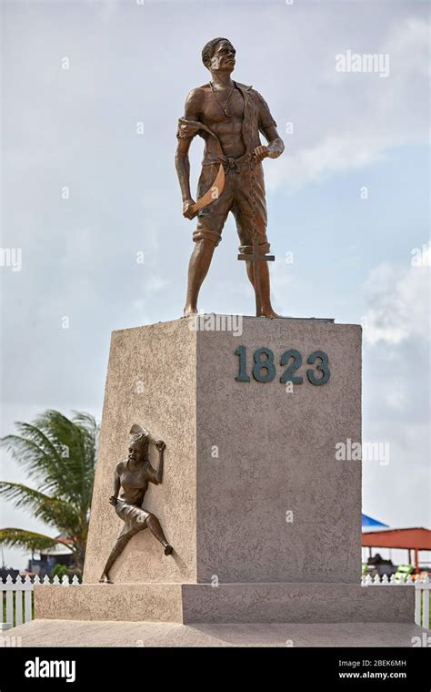 1823 Monument in Georgetown Guyana, South America Stock Photo - Alamy