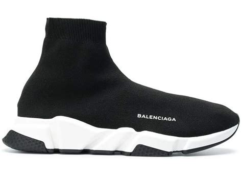 Balenciaga Speed Trainer Black White Black Men's - 506363-W05G0-1000 - US