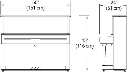 Dimensions Of Upright Piano