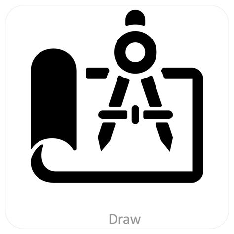 draw and drawing icon concept 25902674 Vector Art at Vecteezy