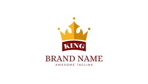 Premium Vector | Modern crown logo vector template