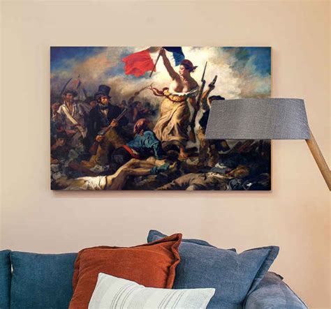 Liberty Leading the People canvas art - TenStickers