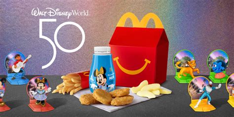 For Disney World's 50th anniversary, McDonald's unveils 50 toys