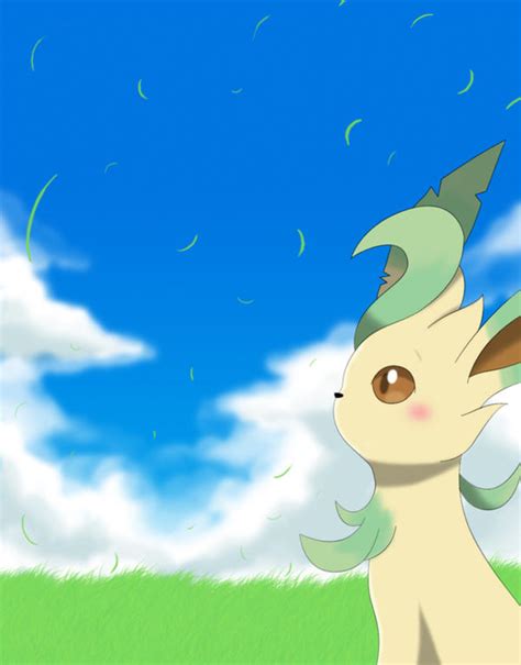 Looking Sky ( Leafeon ) by Winick-Lim on DeviantArt