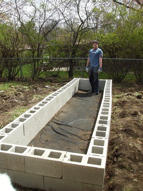 DIY Cinder Block Raised Garden Bed | The Owner-Builder Network