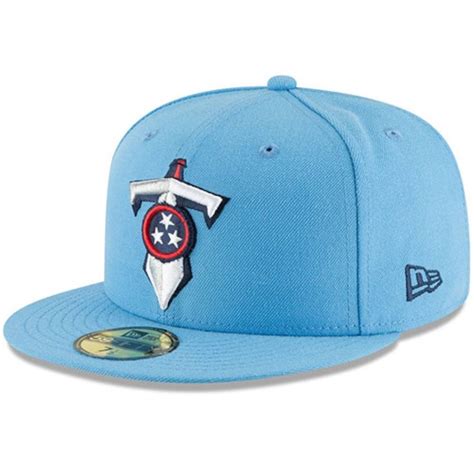 Tennessee Titans New Era Omaha 59FIFTY Hat - Light Blue | Fitted hats, 59fifty hats, Tennessee ...