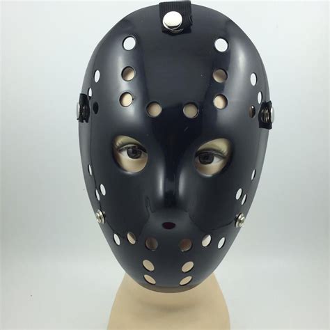 Cool Black Jason Mask Cosplay Full Face Mask Halloween Party Scary Mask Jason Vs Friday Horror ...