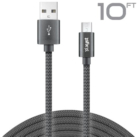 10ft USB-A TO MICRO USB BRAIDED CABLE