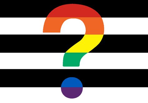 I designed a questioning flag for my best friend! I made it to (hopefully) be easy to edit in ...