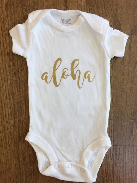 Aloha ONESIE® Baby shower gift Aloha baby Aloha bodysuit | Etsy