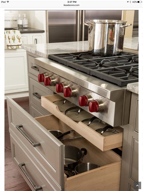 Lower Cabinet Drawers in Kitchen | Custom kitchen remodel, Transitional ...