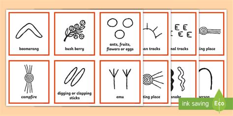 FREE! - Aboriginal Symbols Flashcards (teacher made)