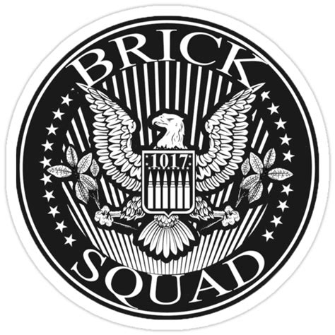 "1017 Brick Squad" Stickers by Trejojr | Redbubble