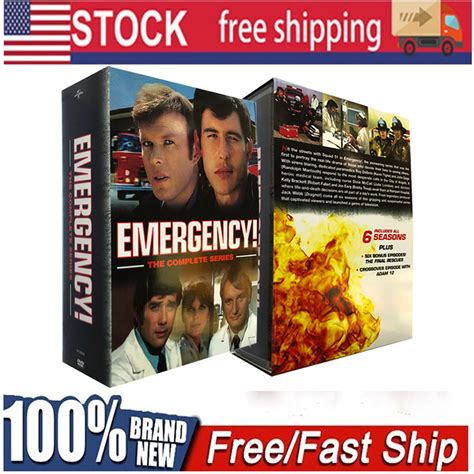 Emergency The Complete Series DVD Seasons 1-6 + Final Rescue 32-Disc ...