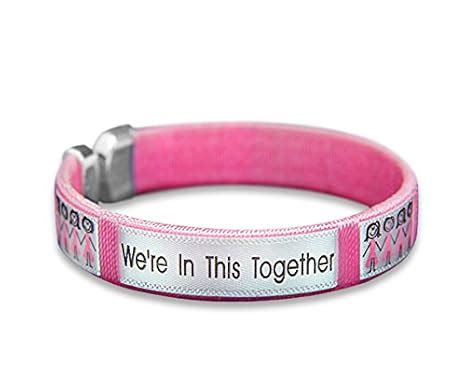 Official pink breast cancer wristbands