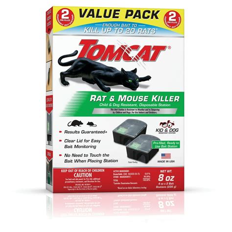 Tomcat Tier 1 Disposable Rat & Mouse Bait Station Value Pack - Walmart.com - Walmart.com