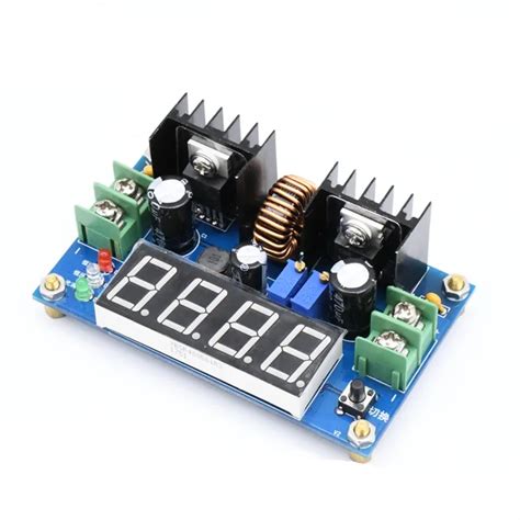 DC voltage regulator module digital DC voltage regulator DC XL4016E1 digital display voltage ...