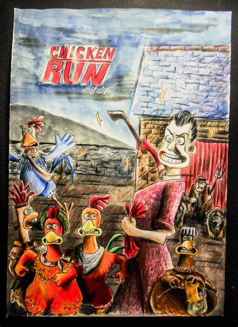 Chicken Run Movie Poster Fanart by Reikii-7 on DeviantArt