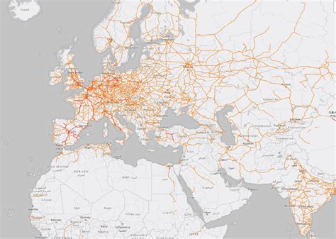 Train map of Europe | Map, Train map, Europe map