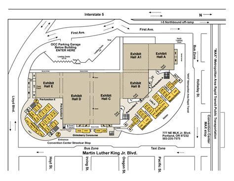 OCC-Level-1-Floorplan-Meeting-Rooms.jpg | Oregon Convention Center