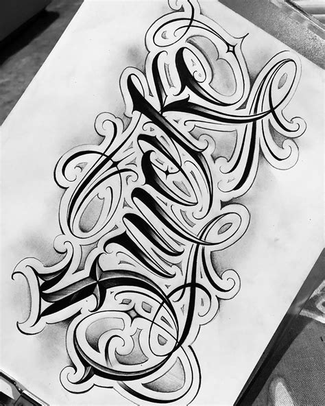 Tattoo Fonts Alphabet Cursive - Best Design Idea