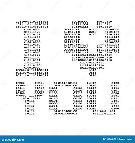 Word I Love You in Binary Code Stock Vector - Illustration of love ...