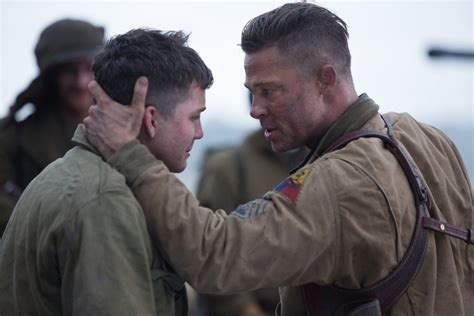 Brad Pitt – Fury (2014) movie hairstyle – StrayHair