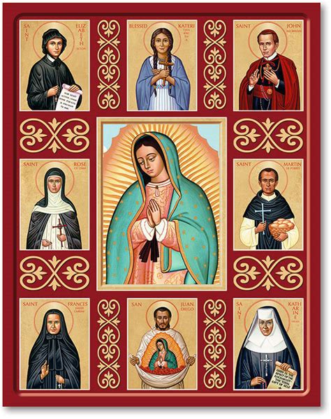 Saint Icons: Saints of the Americas Icon | Monastery Icons