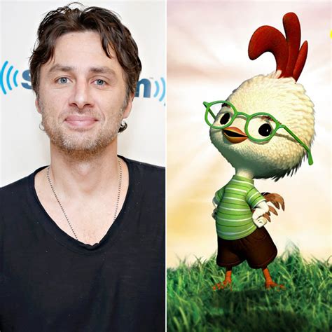 Zach Braff: Chicken Little in Chicken Little | Celebrities Who Voiced Disney Characters ...