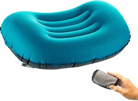 Ultralight Inflating Travel/Camping Pillows - Compressible, Compact, Inflatable, Comfortable ...