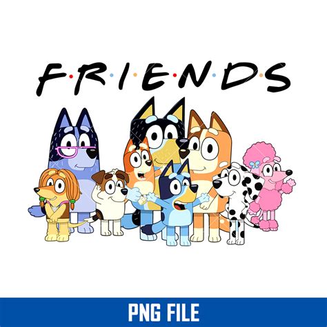 Bluey Friends Png, Bluey Characters Png, Bluey Cartoon Png D | Inspire ...