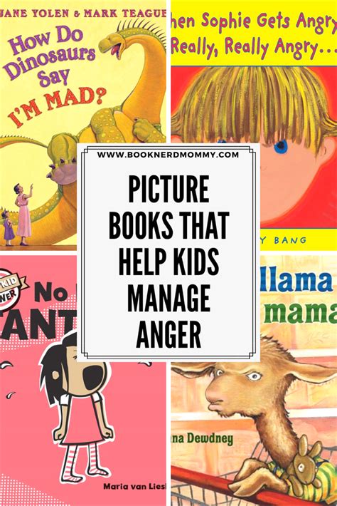 This list of picture books for anger management is wonderful! It helps teach children strategies ...