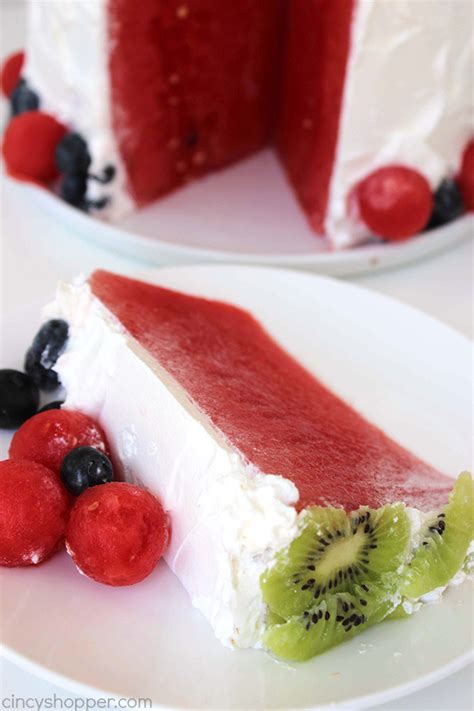 Easy Watermelon Cake - CincyShopper