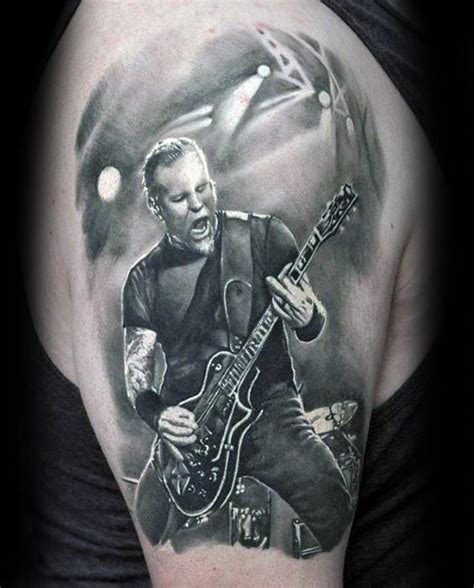 60 Metallica Tattoos Designs Für Männer – Heavy-Metal-Ink-Ideen #Designs #Ideen #Metall # ...