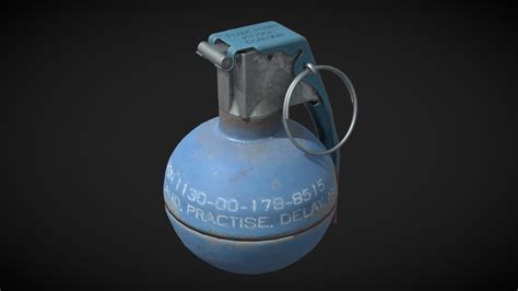 M69 practice hand grenade - 3D model by Maksim Sokranskiy (@sokranskiy ...