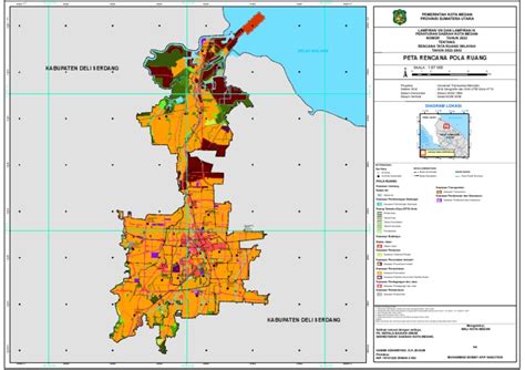 Peta Rencana Pola Ruang Kota Medan | PDF