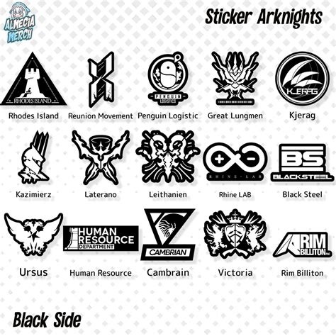 Arknights Logo Sticker Pack For Arknights | Shopee Philippines