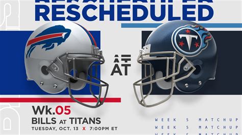 NFL announces schedule changes for Bills next two games