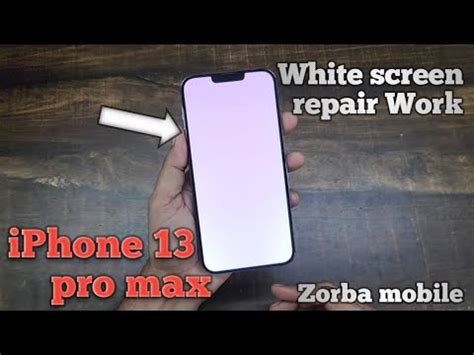 iPhone 13 pro max white screen solution. flex bonding iPhone. Zorba mobile - YouTube