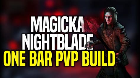 ESO One Bar PvP Magicka Nightblade Build - Deltia's Gaming