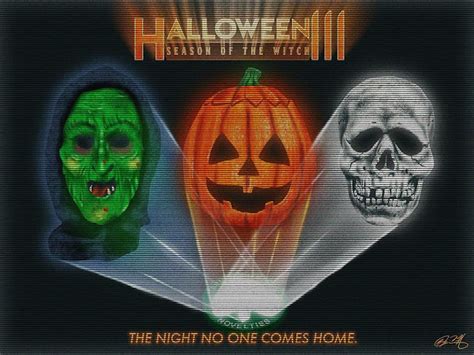 The Horrors of Halloween: HALLOWEEN III Silver Shamrock Masks Artwork Part 3