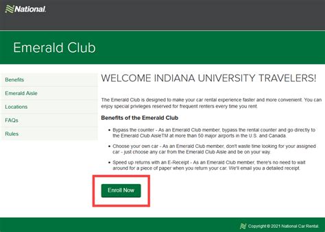 Enrolling in the Enterprise Emerald Club: Travel: Articles: News & Events: Financial Training ...