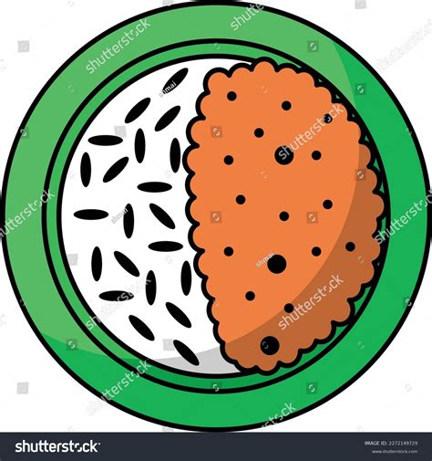 Kadhi Chawal Concept Curd Curry Rice Stock Vector (Royalty Free) 2272149729 | Shutterstock